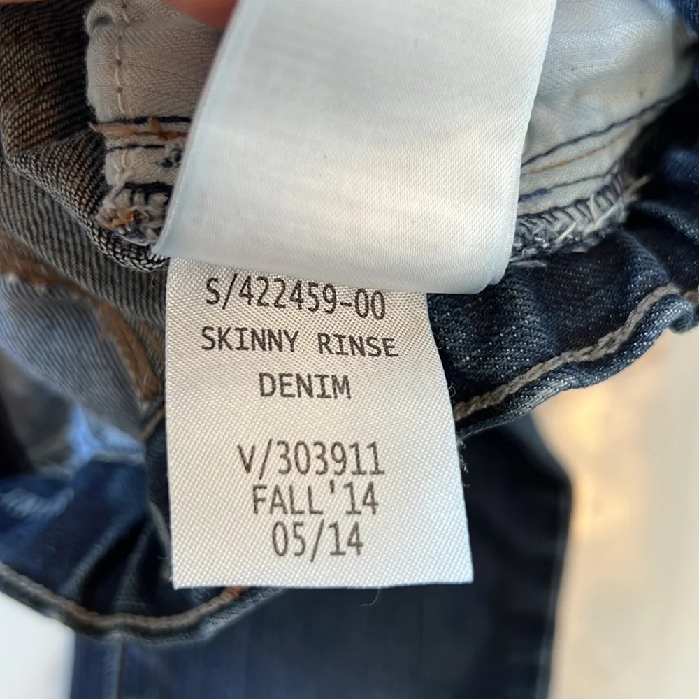 ❌ GAP Kids 1969 Skinny Dark Wash Jeans Size Girl’s 5